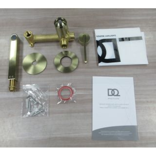 Смеситель для раковины DQ Bonn встраиваемый настенный мат.золото (DA1704407)